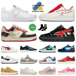 Shark Black Authentic SK8 Casual Shoes Sta White Red College Dropout Triple White Mens Womens Sneaker ABC Camo White Blue Camo Combo Black Schuhe Outdoor Trainers