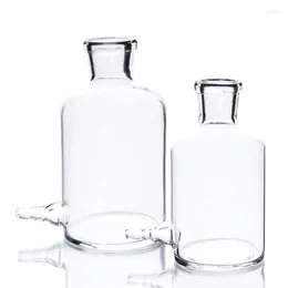 Frasco de laboratório de análise de gás de frasco de nível de vidro 250ml/500ml/1000ml com parte inferior da boca