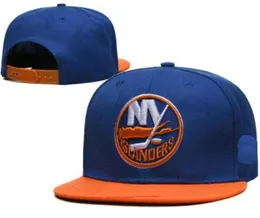 2023 American Hockey Ball New York Snapback Hats 32 Drużyny Casquette Sport Sport Hip-Hop Flat Hafted Hat Men Kobiety Regulowane czapki