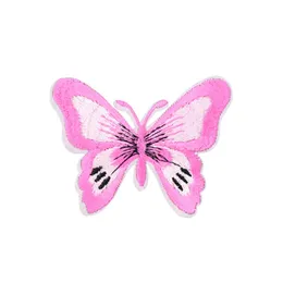 10 PCS Cute Embroidery Pink Butterfly Patch Badge for Girls Teens Iron on Transfer Embroidery Patch for Clothes Dress Jeans Sew Ac2928