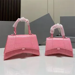 Bolsas de designer com padrão de crocodilo para mulheres bolsa de mão alça de couro destacável borse clássico designer de letras bolsa crossbody famosa ampulheta