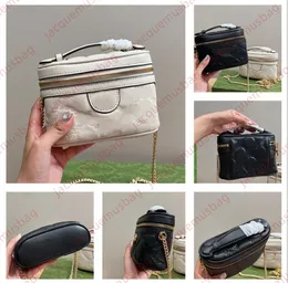 Borsa a catena da donna Metalasse GS Scatola per cosmetici Borsa per trucco firmata Ricamo Portafoglio a tracolla a tracolla Pouch 4A Borse Hobo di qualità dhgate Sacoche Satchels 723770