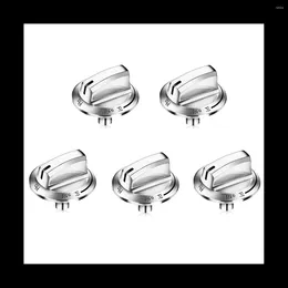 Storage Bags 5X 5304525746 Knob For Frigidaire Gas Range Knobs Stove Parts Replace Stainless Steel Control