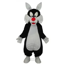 Adult size White & Black Wolf Mascot Adult Costume Birthday Party Cartoon theme fancy dress Ad Apparel