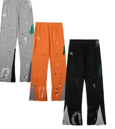 2023 pantaloni firmati da uomo vintage pantaloni da jogging pantaloni della tuta cargos graffiti Galery stampa pantaloni della tuta jogger pantalon splash pantaloni da uomo