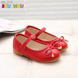 party girls shoes new fashion 2022 baby children kids girl princess leather red shoe spring autumn size 21~36 over 2 years old L230518