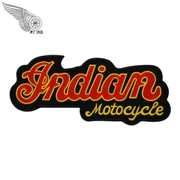 Verkaufe indische Motorrad-Logo-Stickerei-Patches, volle Rückseite, Größe für MC-Jacke, Weste, zum Aufbügeln, Design210U