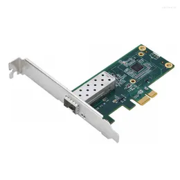 Sprzęt światłowodowy ABGZ-PCI-E Serwer karta sieciowa Gigabit I210 Chip bez dysksu