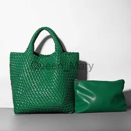 Akşam çantaları kova çanta tote omuz büyük çanta dokuma gerçek deri hamur çanta kadın çanta benzersiz tasarım Avrupa büyük marka örgü çantaları j230630