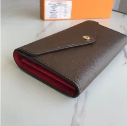 luxury design wallet ladies genuine leather long wallets high quality foldable coin purse foldables folder passport holder photo bags with box