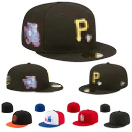 Nyaste atletiska utrustade hattar Justerbara Baskall Caps Herr Hat Designer Hat för män Kvinnor Broderi Hip Hop Street Outdoor Sports Cap Size 7-8