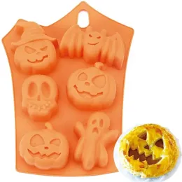 Halloween Silicone Cake Mold Candy Making Molds Vivid Practical Creative Silicone Pumpkin Cake Mold Baking Tools Children Gifts