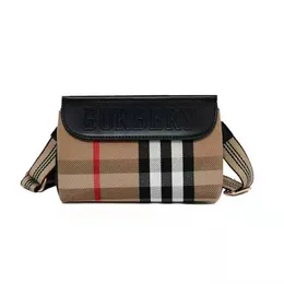 A nova moda explosiva toda a moda bolsa tiracolo de um ombro casual versão coreana lona com bolsa pu nas axilas