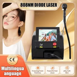 Ny ankomst Diode Lasermaskin Hot Permanent Depilation Machine Ta bort hårlaser 808nm Diode Laser Hårborttagningsmaskin 755 808 1064 Hårborttagningslaser