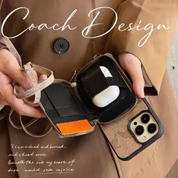 Beautiful iPhone Phone Cases 15 14 13 Pro Max Luxury Crossbody Leather Card Slot Purse with AirPods Case 2 3 Pro Hi Quality 18 17 16 15pro 14pro 13pro 12pro 12 11 X Xs 8 7 630