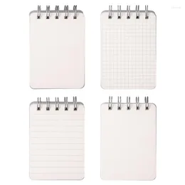 Cuaderno simple de 4,17 x 3,03 pulgadas, bloc de notas en espiral con alambre para viajes de oficina en casa