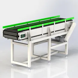 Logistics conveying system fixed pitch material line, multi-station lifting tray, rotating material line