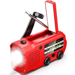 Radio 2021 Weather Auto Alert Emergency Radio 5000mah Solar Hand Crank Portable Noaa/am/fm Radio with Sos Alarm Flashlight Phone Charg