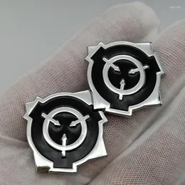 Brosches Secret Laboratory SCP Foundation Pins Special Connectment Procedur Logo Metal Women Bag Shirt Accessory Gift