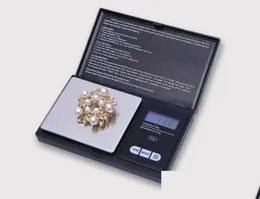 Hushållsskalor högkvalitativ fick mini digital skala 100g x 0,01 g elektronisk exakt smycken precision kök med led bakgrundsbelysning grossist