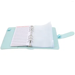 Gift Wrap Budget Book Notebook Sheets Money Recording Planner Binder Zip Financial Ledger A6