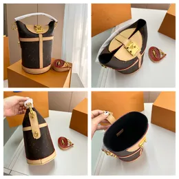 Top Quality designer crossbody bags Package womens Luxury MIMI Bag M43587 Nicolas Fashion Leather Handbag Bucket Metis Lock Canvas Cylinder Shoulder designers bag