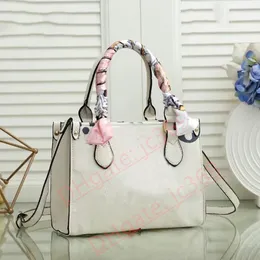 2023 Fashion Designer Borsa da donna Mini Tote Bag Borsa classica quadrata con sciarpa di seta Borsa a tracolla monospalla Tracolla rimovibile Litchi Grain Leather