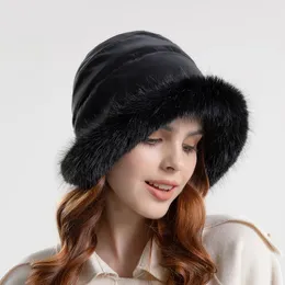COKK Kış Şapka Kadınlar Için Kova Şapka Kulak Koruma Kadife Taklit Kürk Balıkçı Kap Rüzgar Geçirmez Açık Sıcak Kar Kovası Şapka Tutmak