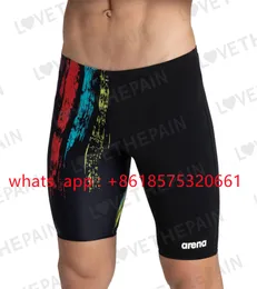 Men's Swimwear Men Swimming Shorts Trunks Summer Jammer Beach Traje De Bano Hombre Short Gym Lycra Swimsuit 2023 230630