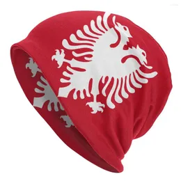 Berretti Albania Flag Cap Hip Hop Outdoor Skullies Berretti Cappello Donna Adulto Caldo Berretto elastico termico Cappelli per maglieria