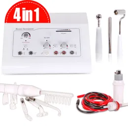 Hot Products 4 In 1 Beauty Instrument High Frequency Vacuum Spray Galvanic Facial Massage Machine Microcurrent Face Device