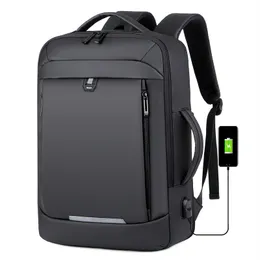 Sacs d'école 17 pouces sac à dos pour ordinateur portable d'affaires ordinateur portable étanche pour hommes livre sac extensible multifonction USB charge homme sacs à dos 230629