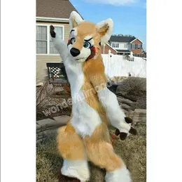 Husky Dog Fox Suit rola Zagraj w maskotka Kostium karnawałowy Hallowen prezenty unisex dorosłych gier imprezowy strój wakacyjny strój reklamowy na świeżym powietrzu