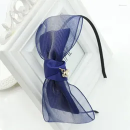 Hair Clips & Barrettes 2023 Fashionable Korean Edition Bow Tie Hoop Head Ornament Exquisite Pendant For Woman Girl Stre22