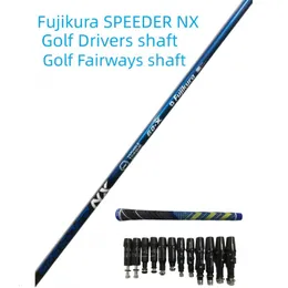 Inne produkty golfowe 2023 Słowniki sterowników Fujikura Speeder Nx Blue Srsrx Flex Graphit Wood Clubs Bezpłatne zgromadzenie rękawa i uchwyt 230629