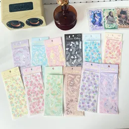 Adesivi adesivi SKYSONIC ARRIVAL 12PCS Set completo serie decorativa Kawaii Kpop Idol Card Album Sticker Agenda Cancelleria coreana 230630