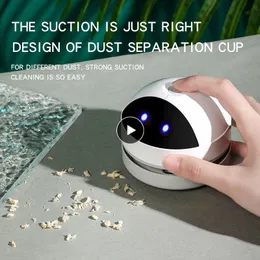 Hand Push Sweepers Mini Vacuum Cleaner Office Desk Dust Home Table Sweeper Desktop USB Portable Sweeping Robot For Child Student cagvf 230629