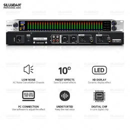 Mixer Professional Digital Graphic Equalizer 31 Band Computer Adjustment DSP Audio Effect Adfect Stage and Karaoke Processor