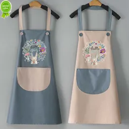 Nowy królik Adlut Fartuch Waterproof UNISEX BBQ BIB Fartuch do kobiet w kuchni Fartuch gotowanie restauracji narzędzia do czyszczenia odzieży roboczej