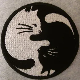 10 datorer Ny ankomst Cartoon Cat Brodery Iron-On Patches For Clothes DIY Style Applique 261K