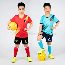 Трикотажные изделия на заказ Детские футбольные майки Костюм Футбольная форма для мальчиков Футболка Futebol Наборы футбольных комплектов Детская спортивная одежда для девочек Одежда 230629