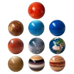 Decompression Toy 10 Pcs Earth Solar System Planets Ball Space Stress Relief Educational Toys Universe Kids Early Educational Toys Gift 230629
