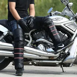 オートバイアーマーPUファブリックレッグウォーマー防水保護用膝パッド反射ストリップス膝Protectorknee Guard Moto