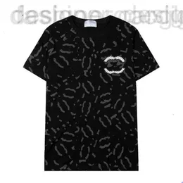 Diseñador de camisetas para hombres Camiseta de diseñador 2023 Diseño de moda Canal MujeresTop Algodón A prueba de arrugas Letra impresa Pareja casual Ropa 08-007 IJ97