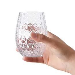 Bicchieri da vino Whisky Succo da cocktail Bere bicchieri di plastica - Infrangibili Riutilizzabili e riciclabili per picnic all'aperto in piscina