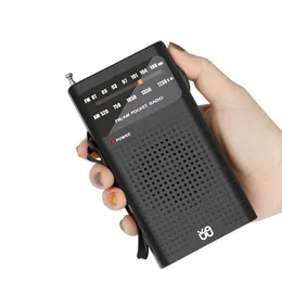 Radio Full Band Fm/am Analog Radio Pocket Portable Radio Clock Tuning On/off Radio Function with Timer Digital I1t9