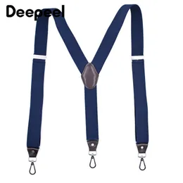 Andere Modeaccessoires 1 Stück 3 5 x 120 cm Herren Erwachsene 3 Clip Haken Schnallenriemen Y-Typ elastische verstellbare Hosenträger für Jeans Freizeitanzug Bekleidungszubehör 230629