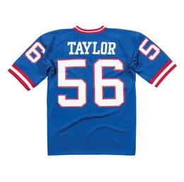 Stitched football Jersey 56 Lawrence Taylor 1986 mesh retro Rugby jerseys Men Women Youth S-6XL