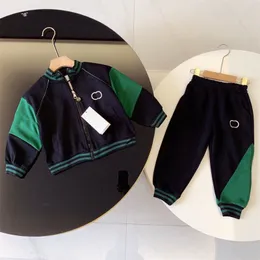 designer Kids Luxury Clothing Sets Childrens Long Sleeve Jacket Suit Spring Autumn Fashion Casual Sweatshirt Suits Baby Boy Girls Tracksuit Set 90-140CM Children