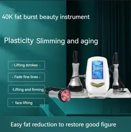 3 I 1 40K Slantmaskin Fat EMS Full Body Massager Ultrasonic Cavitation Electric Infrared Fat Burner Beauty Equipment Home Beauty Instrument